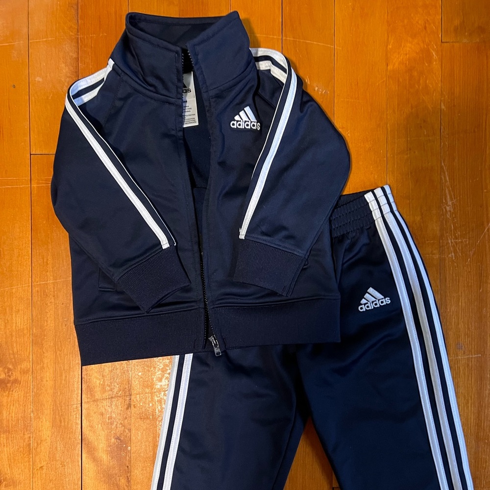 Baby boy Adidas track suit - size 12 months